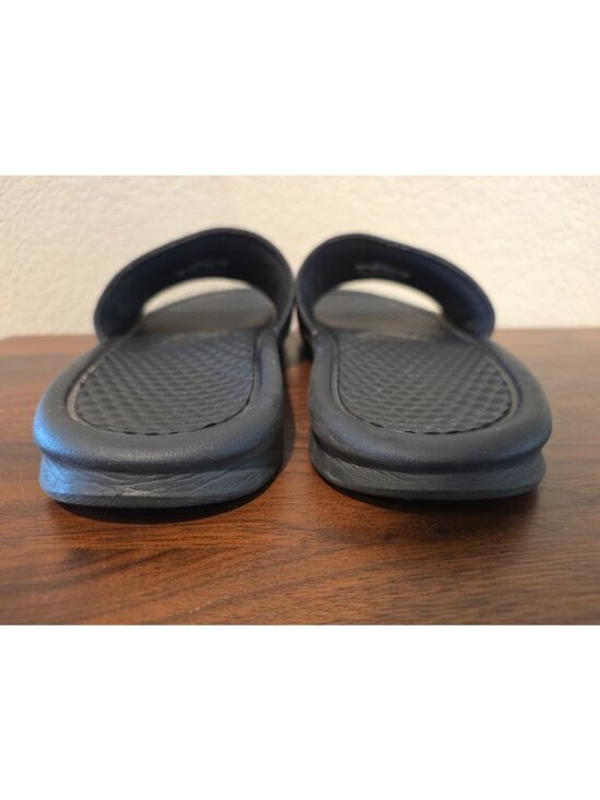 Nike Stussy x Benassi Off Noir Men\'s Slide Sandals Black US 9